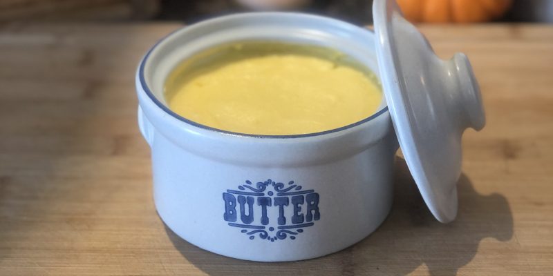 easy butter from scratch in crock